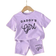 Shein Daddys Girl Baby Girl Casual Simple English Print Short Sleeve TShirt And Shorts Set Suitable For Summer