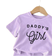 Shein Daddys Girl Baby Girl Casual Simple English Print Short Sleeve TShirt And Shorts Set Suitable For Summer