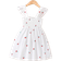 Shein Toddler Girls Cherry Print Ruffle Trim Dress