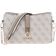 Guess Zamira Top Zip Shoulder Bag - Dark Taupe Logo