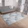OHS Marble Rug Carpet 80cm x 150cm Grey 80x150cm