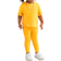 Shein Babygirl Short Sleeve T-Shirt And Elastic Waist Pants Set - Yellow