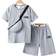 Shein pcsSet Tween Boys Casual TShirt And Shorts Outfit With Carrying Bag