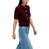 H&M Textured Knit Cardigan - Burgundy