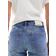 Stradivarius D98 Petite Vintagetvättade Raka Jeans - Blå
