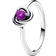 Pandora February Birthstone Eternity Circle Ring Ring Purple