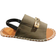 Shein Women Flat Sandals Buckle Elastic Ladies White Open Toe Flat Slipper Pure Color Slides Anti-Slip, Suitable For Indoor And Outdoor