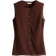 H&M Textured Jersey Waistcoat - Dark Brown