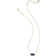 Kendra Scott Kendra Scott Elisa Pendant Necklace for Women, Fashion Jewelry, 14k Gold-Plated, Blue Drusy