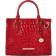 Brahmin Anywhere Convertible Melbourne Embossed Leather Satchel Carnation NO SIZE