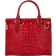 Brahmin Anywhere Convertible Melbourne Embossed Leather Satchel Carnation NO SIZE