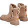 Shein Damen Ankle Boots mit dicker Sohle, modisches Reißverschluss-Design an der Seite, mit Fleece gefüttert, bequem, warme Winterstiefel, braun