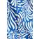 H&M Tie-Belt Shirt Dress - Bright Blue/White Patterned