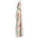 H&M Mönstrad Badhandduk 60x125 Beige Badlakan Beige (125x60cm)