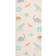 H&M Mønstret 60 x 125 Beige Badehåndklæde Beige (125x60cm)