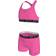 Nike Swim Big Racerback Bikini and Shorts Set - Pink