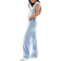 Stradivarius Petite Dad Jeans - Ljusblå Dad Jeans Med Vida