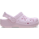 Crocs Toddler Classic Floral Cutout Clog - Pink Milk