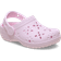 Crocs Toddler Classic Floral Cutout Clog - Pink Milk