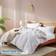 Nestl Set Full Size 3 Piece Duvet Cover White (228.6x203.2cm)
