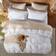 Nestl Set Full Size 3 Piece Duvet Cover White (228.6x203.2cm)