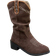 Shein Chunky Heel Mid-Calf Boots - Brown