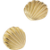 Shein 1pair Elegant & Exquisite Seashell Shaped Earrings With Fashionable Style
