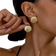 Shein 1pair Elegant & Exquisite Seashell Shaped Earrings With Fashionable Style