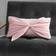 Juicy Couture Velvet Bow Designer Complete Decoration Pillows Pink (45.7x25.4cm)