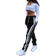 Shein Casual Contrast Stripe Drawstring Pants - Autumn