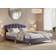 Flair Scallop Double Purple Bed Frame 145x208.5cm