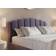Flair Scallop Double Purple Bed Frame 145x208.5cm