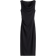 H&M Draped Midi Dress - Black