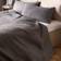 OHS Waffle Textured Set Superking Duvet Cover Grey (260x220cm)