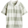 H&M Cotton Polo Shirt - Light Dusty Green/Striped (1275457003)