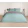Brentfords Reversible Set Duck Egg Grey Duvet Cover Green, Grey (200x135cm)