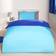 Brentfords Reversible Set Pale Blue Duvet Cover Blue (200x200cm)