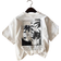 Shein Young Boy Matching Vacation Pattern Round Neck Short Sleeve TShirt
