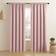 CUCRAF Light Pink Blackout Curtains 84 inch Length 2 Panels Set52x84"