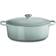 Le Creuset Signature Cast Iron Oval Oven 8 Qt Sea Salt with lid 2 gal