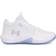 Under Armour Lockdown 7 Unisex Basketball Shoes - White/Metallic Silver