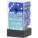 Chessex D6 Dice Opaque 16mm (12 Dice) Blue/White
