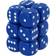 Chessex D6 Dice Opaque 16mm (12 Dice) Blue/White