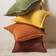 Topfinel Topfinel Throw Pillows Set of 4 18 H x 18 W Cushion Cover Yellow, Orange, Green (45.7x45.7cm)