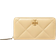 Tory Burch Quiltet Læder Kontinental Pung Dobbelt-T - Beige