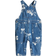 H&M Printed Denim Overalls - Blue