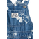 H&M Printed Denim Overalls - Blue