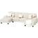 Jummico Sectional Couch U Shaped 4 Seat Modern Sofa 110.2" 3pcs 4 Seater