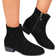 Shein Chelsea Flat Chunky Heel Ankle Boots - Autumn/Winter