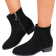 Shein Chelsea Flat Chunky Heel Ankle Boots - Autumn/Winter